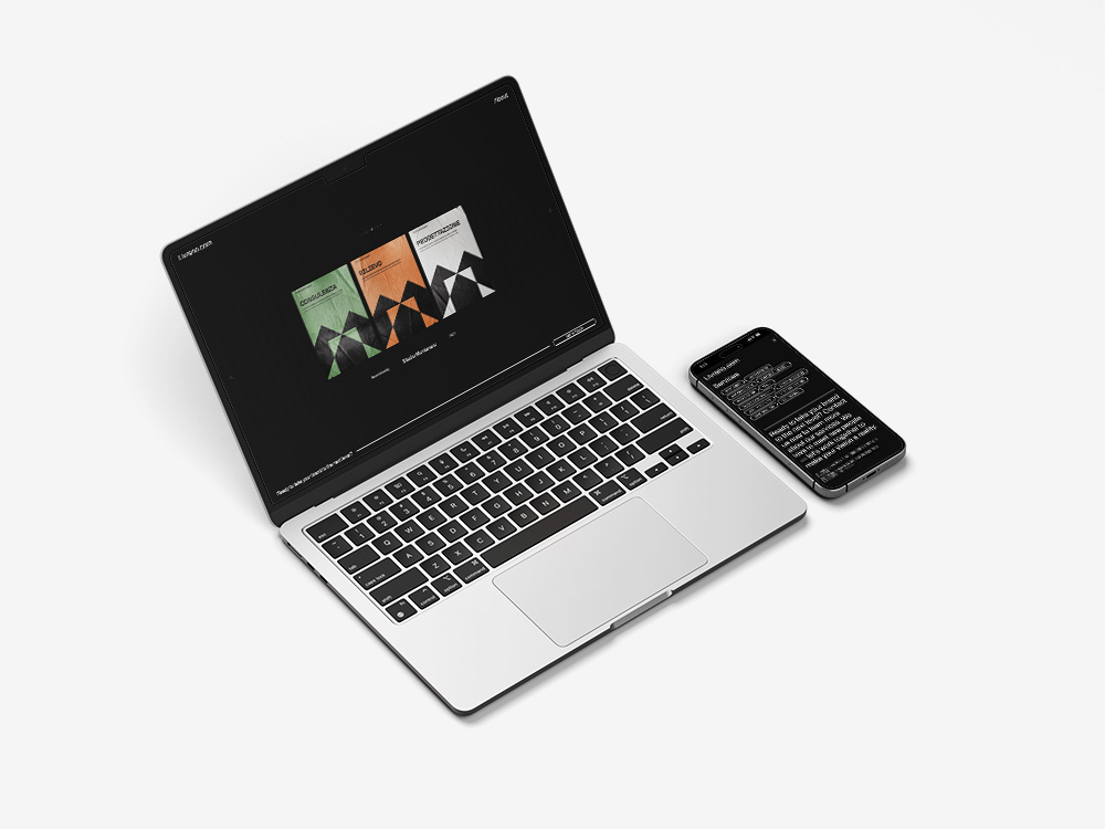 Livrano website on smartphone and laptop displays.